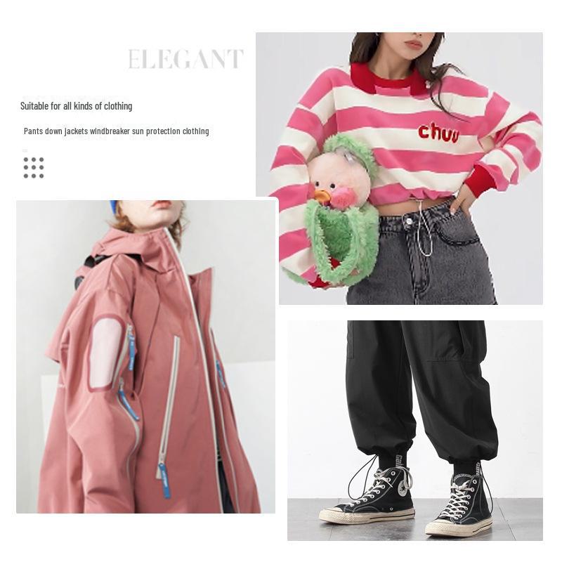 Регулируемый металлический пружинный шнур-замок для спортивной одежды