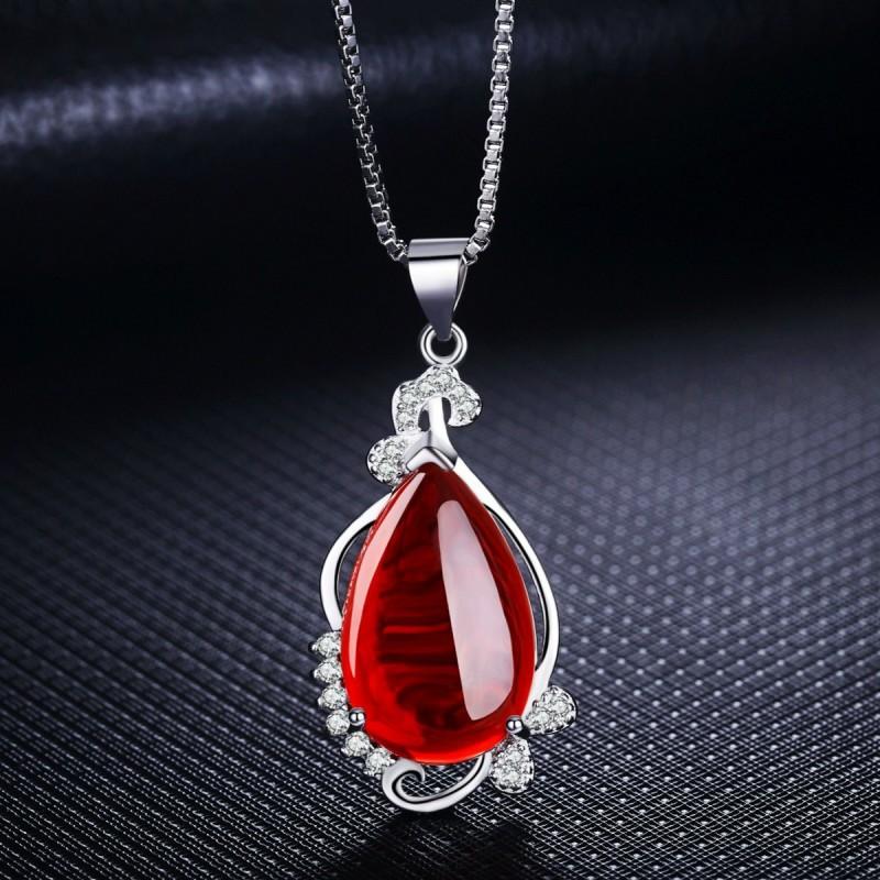 BELLA BOX Новый темпераментный кулон с каплей воды и цирконом, женская модная цепочка на ключицу, очаровательная цепочка на свадьбу, помолвку, ювелирные украшения