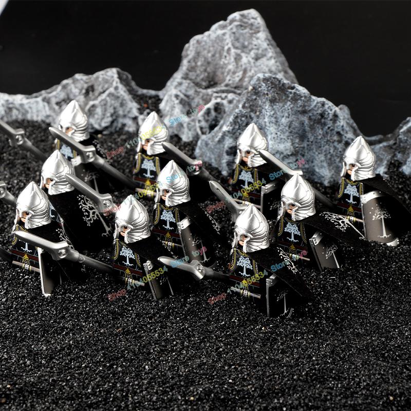 Movie Series Orc Uruk-hai Army Action Figures Mini Bricks Doll Assemble Building Blocks MOC DIY Toys for kid gift