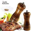 5 Inch Wooden Classical Salt Mills Handheld Salt Pepper Grinder Spice Seasoning Mills Grinders