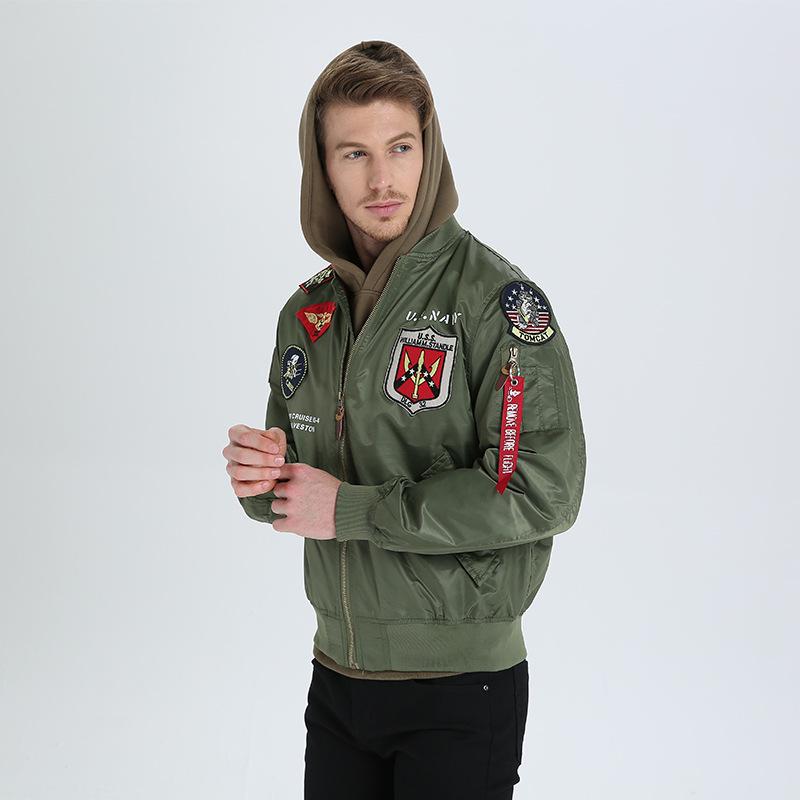 Top Gun MA-1 Flying Tigers Eagle Pilot Jacket for Men - Spring/Autumn