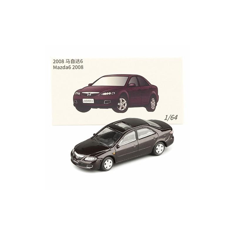 Jkm164 2008 Mazda 6 Спортивный автомобиль Модель из сплава Коллекционная игрушечная машина для мальчиков