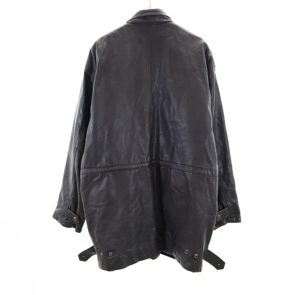 GELEONE Leather coat F Dark brown Men's Used