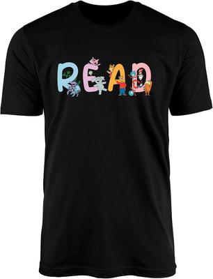 Cute Characters READ Graphic T-shirt