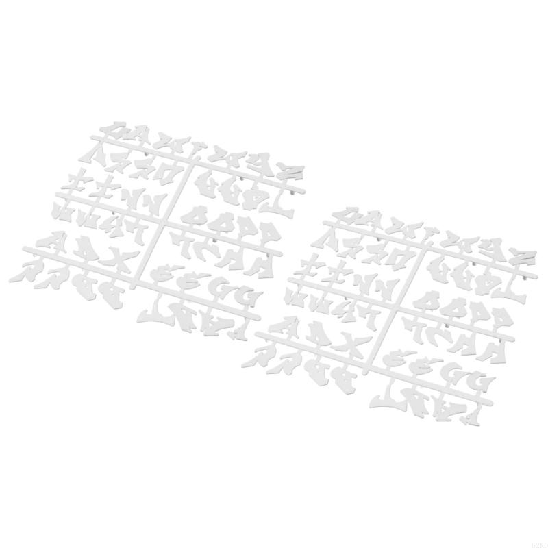 62KD 2 Sheet Halloween Letters for DIY Changeable Plastic Letterboard Decorations