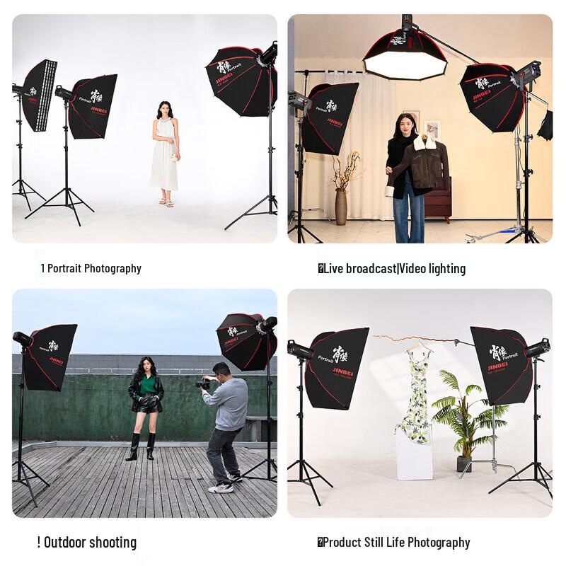 JINBEI KC-65CM Quick-Release Octagonal Softbox with Grid