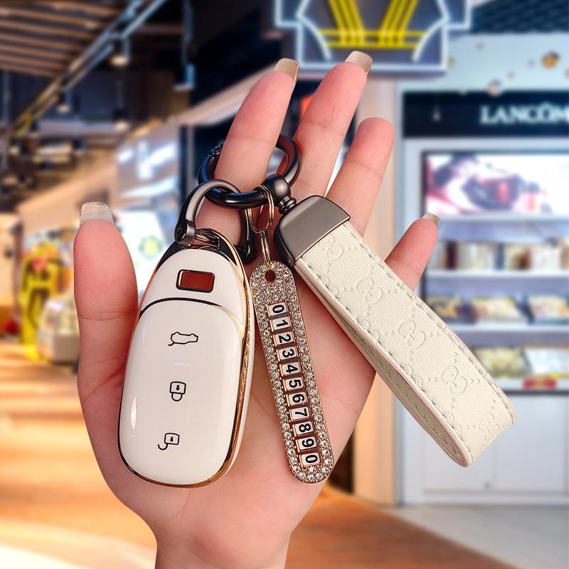 Applicable Ideal Key Case L7 MAX Remote Set: Includes Leather Strap, Buckle Pendant, L8 Protective Shell, L9 TPU Shell Buckle.