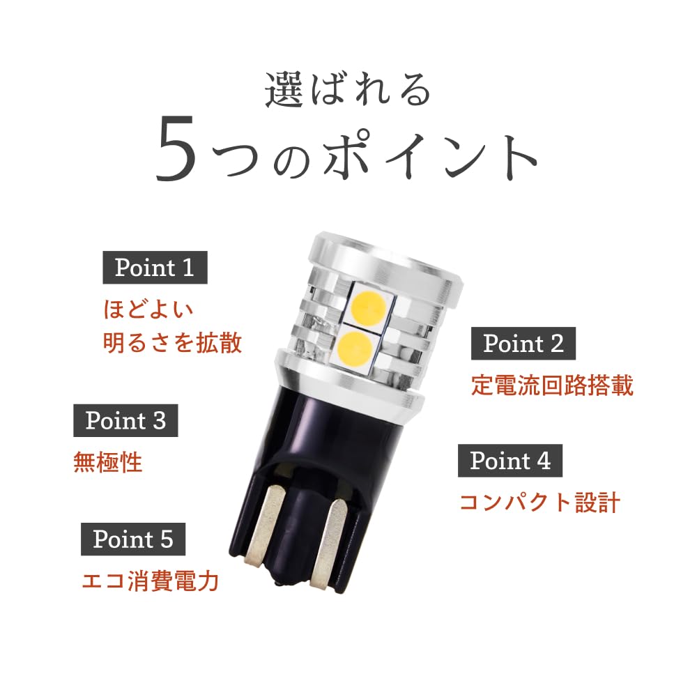 HID Shop Комплект из 2 шт. T10 LED 540 лм Взрывной Свет