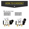 5/2 Way Pneumatic Air Hand Lever Operated Valve Manual Control 2 Position 3 5Port Push-Pull 3H210-08 4H210-08 4H410-15