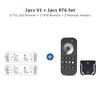V1 LED Dimmer 12V 24V 36V RT6 4 Zone Single Color LED Strip Dimming Kit Wireless 2.4G RF Remote Control Push Switch Dimer