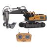 2.4G RC Excavator Toy Rotatable Full Functional Lighting Music Alloy Construction Tractor