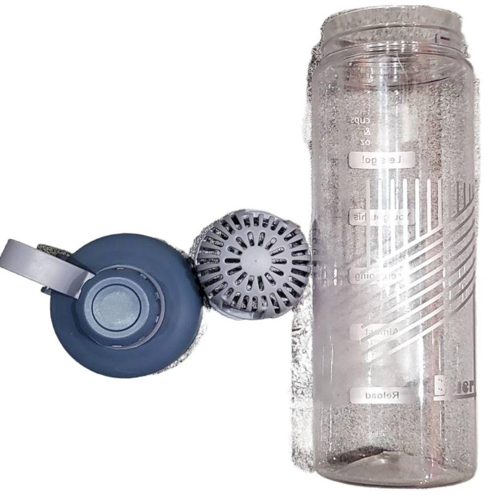 Большая емкость, женский разделитель чая, чашка для занятий спортом на открытом воздухе, пластиковая бутылка для воды с соломой