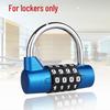 4-Digit Anti-Theft Combination Padlock for Lockers, Drawers, Toolboxes, and Doors