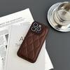Прямоугольная пуховая куртка 15PRO для осени и зимы Чехол для мобильного телефона Apple 14promax Защитный чехол 15 Однотонный с кожаным рисунком 15