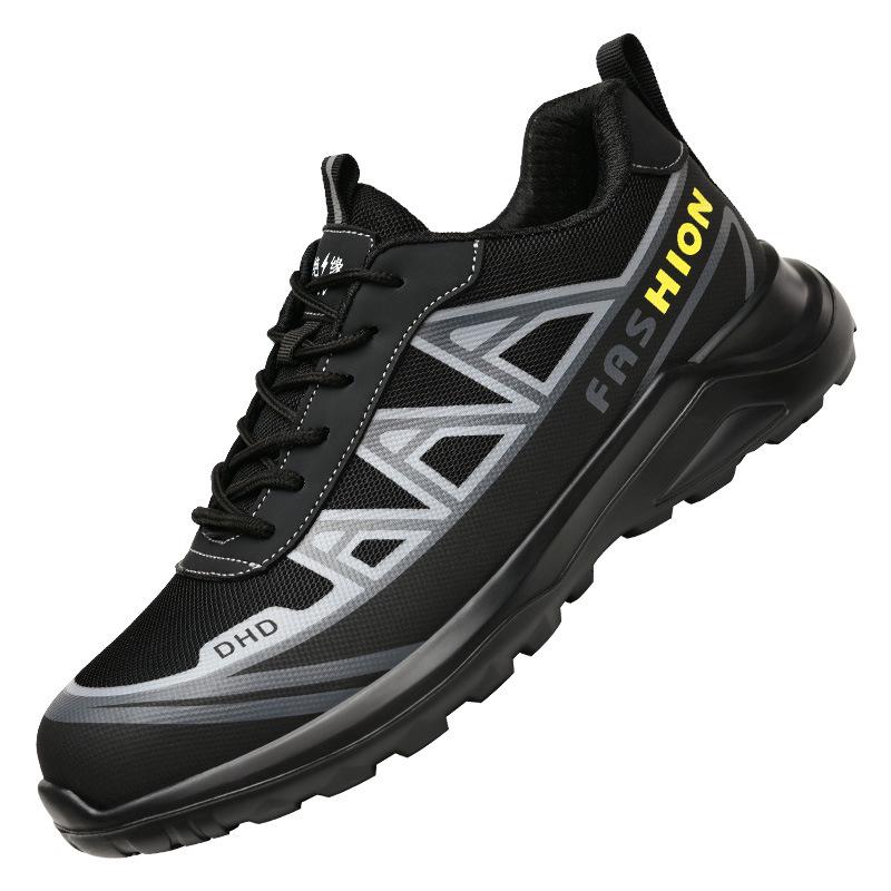 Мужская изолированная рабочая обувь для электриков - пластиковый носок, устойчивый к ударам и проколам