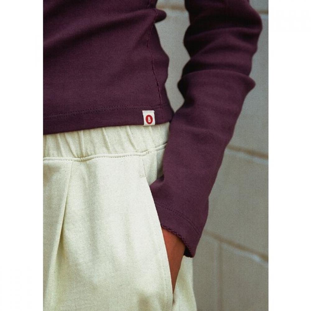 Budhi Mudra Essential Scoop Long Sleeve Deep Purple B63002atl91