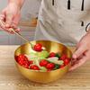 Миска из нержавеющей стали Корейский салат Безопасный Современный Закругленный край Гладкая поверхность Устойчивый к пятнам Салат