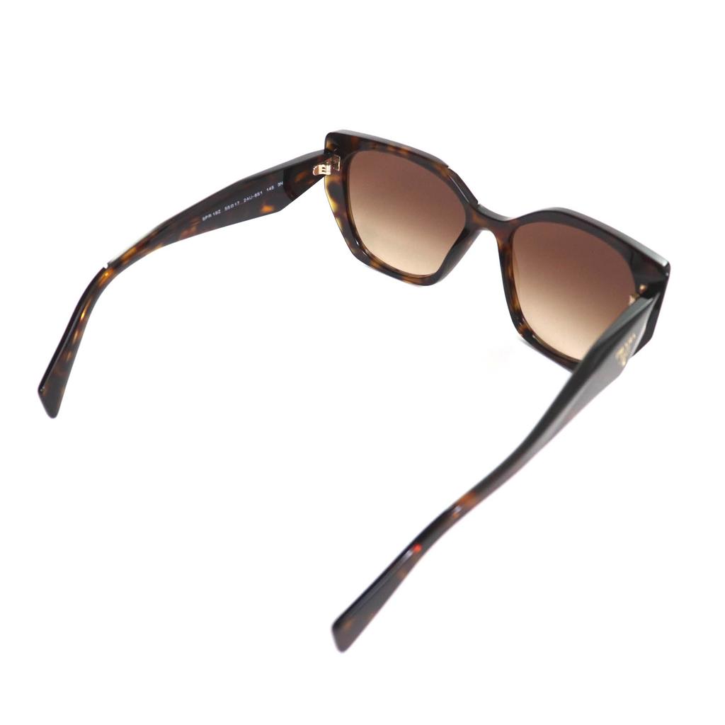 Excellent PRADA sunglasses Tortoiseshell pattern with logo Brown Women SPR19Z Used