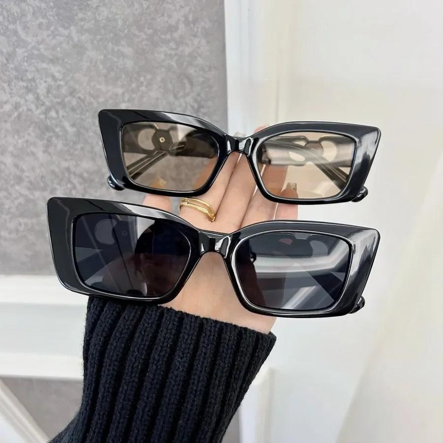 Дизайнерский бренд Квадратные Солнцезащитные очки Женские Мужские Повседневные Маленькая оправа Солнцезащитные очки Женские Зеркальные цвета Прямоугольные Роскошная Мода