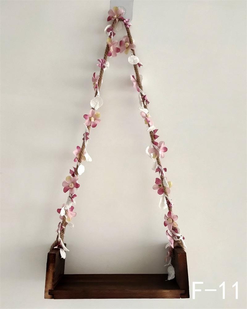 Реквизит для фотосъемки новорожденных Качели Доска Студийный фотореквизит Детская деревянная полнолунная детская фотосъемка