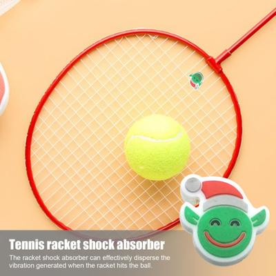 Амортизатор для теннисной ракетки Paddle Shock Absorber Pumpkin Snowman Силиконовые амортизаторы для тенниса Бадминтонные ракетки Аксессуары для тенниса