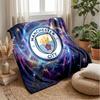 Manchester City Theme blanket Soft Flannel Blanket Plush Throw Blanket Cozy Sofa Bed Blanket for Home Decor
