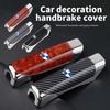 Car Handbrake Grips Guard Case Universal Carbon Fiber Patterned For BMW M 1 3 4 5 6 7 Series M3 M6 F01 F02E34 E36 E70 F10 X6 X1 XZ0