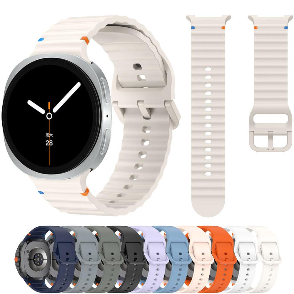 Original Band for Samsung Galaxy Watch 8 strap 44mm 40mm sport Silicone No gaps Bracelet correa Galaxy Watch8 8 classic bands