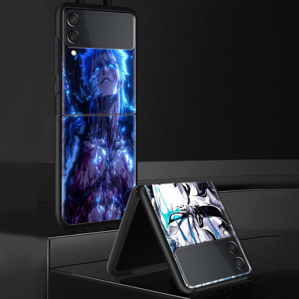 Чехол для телефона Grimmjow 6 Bleach для Samsung Galaxy Z Flip 7 6 5 4 3 5G Ударопрочный чехол Z Flip7 Flip6 ZFlip5 Flip3 Flip4 Роскошный She