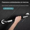 Shower Grab Bar 304 Stainless Steel Silicone Anti Slip Bathtub Handle for Elderly Senior Handicap