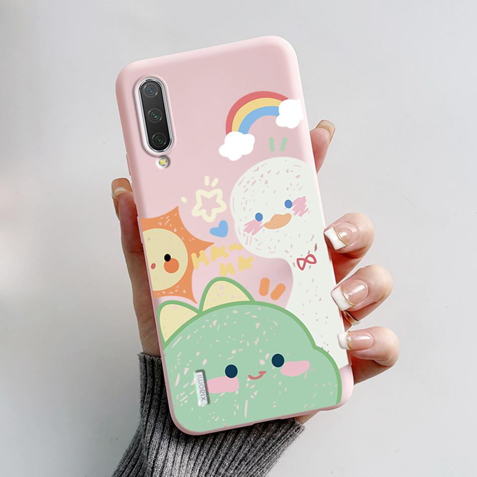 Чехол для Xiaomi Mi 9 Чехол на заднюю панель Mi 9 Lite Мультяшный Тонкий Мягкий Силикон Funda для Xiaomi Mi 9 SE Mi9 Mi 9Lite Mi 9SE Ударопрочный Capa