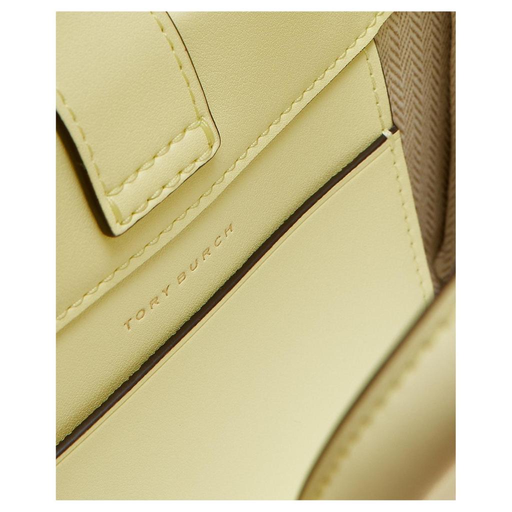 Tory Burch Элла Био Сумка-тоут Сумка для покупок Наплечная Сумка Мини Женские сумки-тоут Золотой Зеленый 145613-703