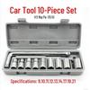 40-Piece Socket and Ratchet Wrench Set with Hex Keys for Car and Motorcycle Repair