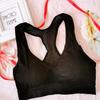 Женский дышащий спортивный бюстгальтер поглощает пот противоударный мягкий спортивный бюстгальтер для бега, фитнеса, двухслойный бесшовный спортивный бюстгальтер для йоги, нижнее белье