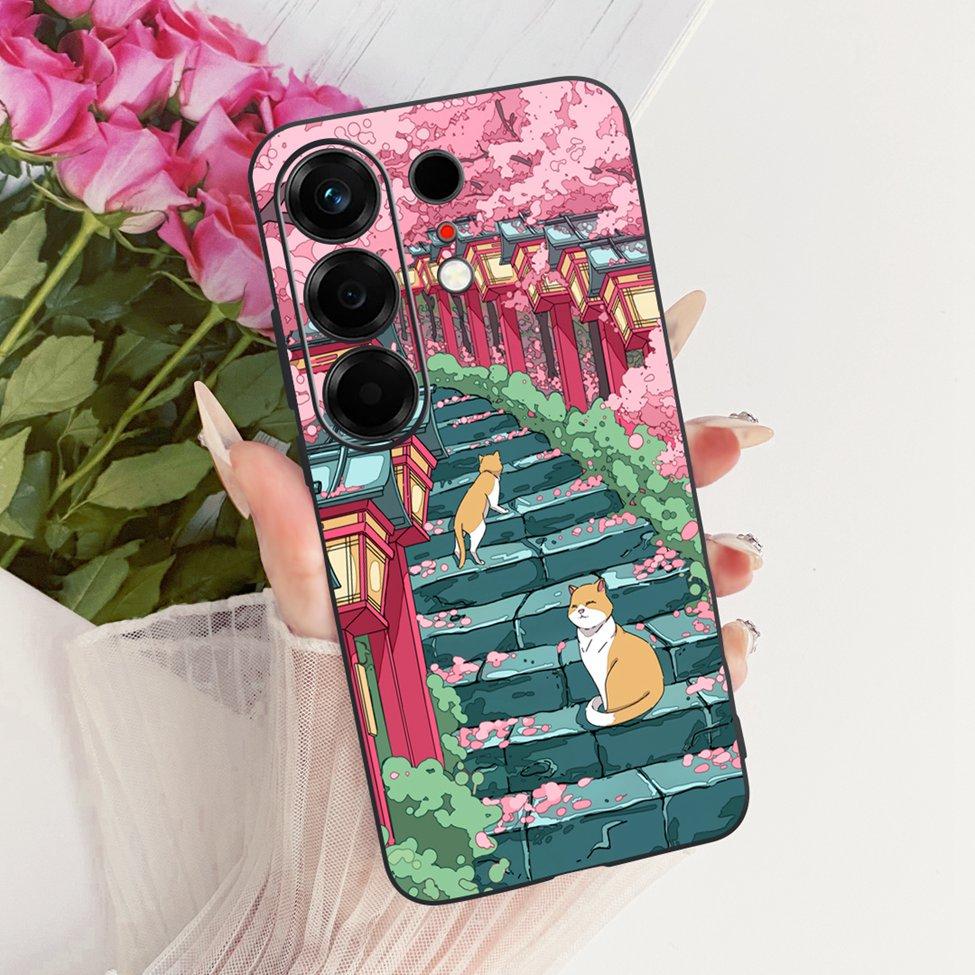 Чехол для Tecno CN5 Чехол для Tecno Camon 50 4G Модный Бабочка Милый Кот Крутой Расписной Мягкий Чехол для Телефона Для Techno Camon50 4G