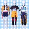 Anime Kpop Demon Hunters Kids Rumi Zoey Mira Cosplay Costume Huntrix Uniform Outfit For Girls Boys Halloween Role Play Party