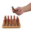 Деревянная шина-палочка для пальца, тренажер для реабилитации, оборудование для упражнений на координацию рук и глаз, деревянная доска с колышками, тренировочный инструмент