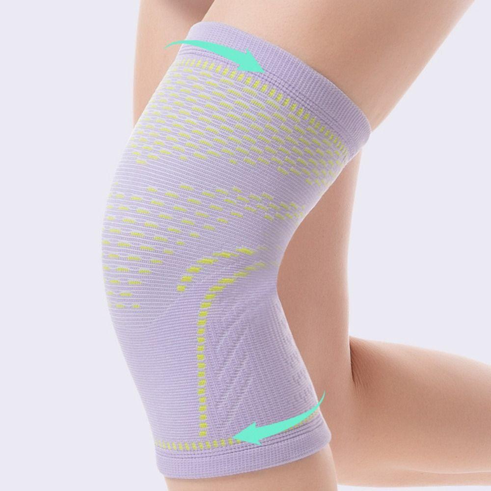 Wear-resistant Knee Support Sleeves Imitation Nylon Compression Knee Sleeve Basketball Volleyball