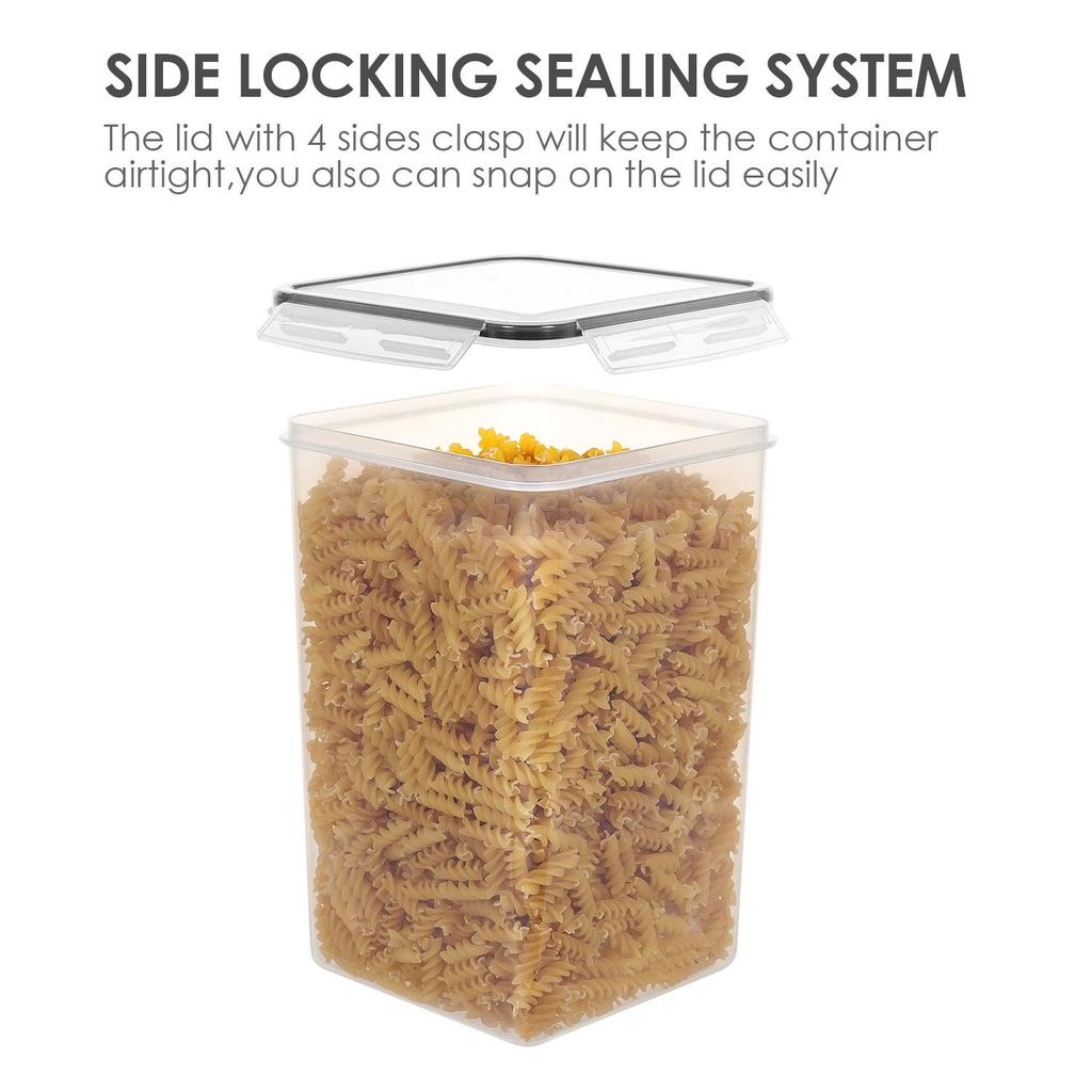 6,5 л прозрачный полипропиленовый контейнер для хранения риса - защита от насекомых и влаги