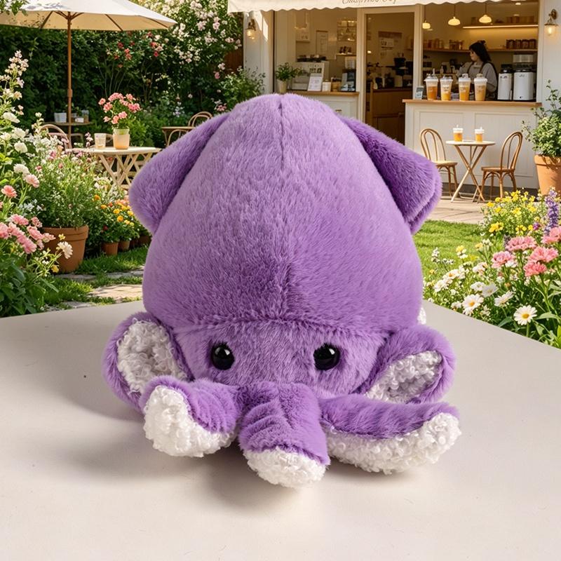 1Pc 10Cm Octopus Plush Pendant Stuffed Colorful Ocean Animal Cartoon Key Chain Decor Plushie For Bag Gift Child Accompanying