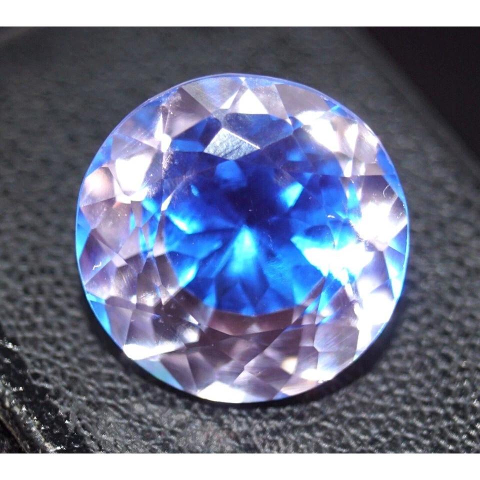 Pitambari Sapphire Bi-Color Natural 12+ Ct Round Cut Beautiful Gemstone