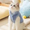 Pet Clothes Autumn and Winter Cat Funny Big Eyes Cute Two Feet Fleece Coat Hairless Cat Warm Teddy Than Bear Dog Clothing