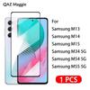 1 dona Samsung Galaxy M13 M14 M15 M34 M54 M55 4G 5G uchun shisha ekran himoyachisi закалённое shisha plyonka