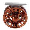 Fly Fishing Reel Efficient Braking 3 Bearings 2 Colors Adjustment CNC Processing 3 4 Fly Reel for Outdoor Fishing