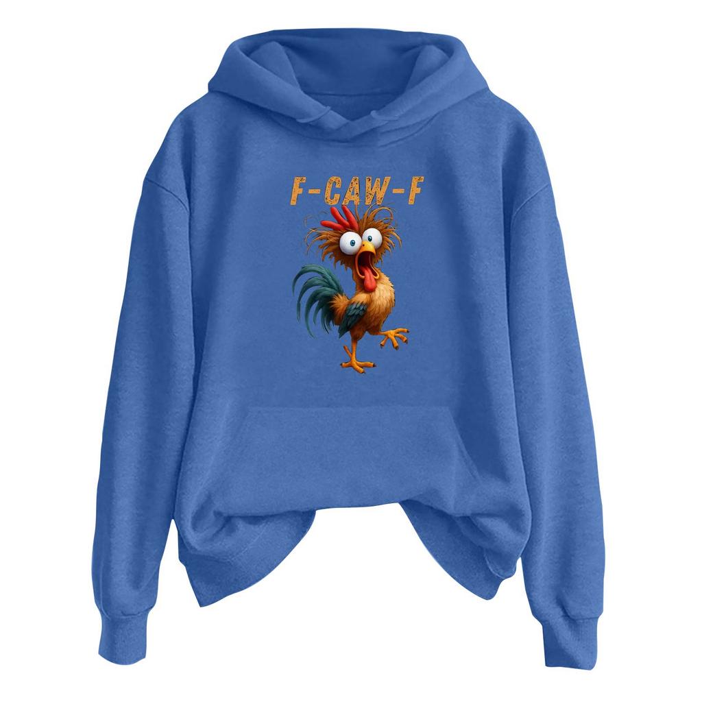 Женская модная повседневная толстовка с длинным рукавом, капюшоном и принтом