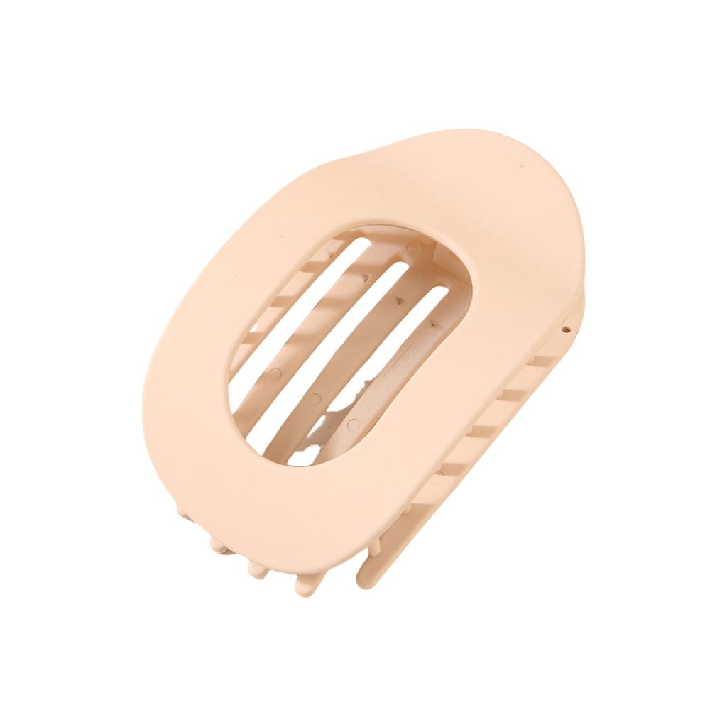 Плоская заколка для волос, овальный коготь, зажим для женщин и девочек, французские заколки сильной фиксации для густых тонких волос, удобные изогнутые конструкции