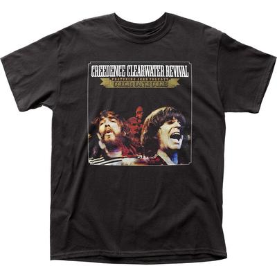Creedence Clearwater Revival Chronicle Мужская футболка Рок-музыка Группа Футболка Черная
