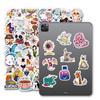 100 маленьких наклеек с различными милыми животными, смешанными и сочетающимися, мультяшные наклейки для ручного учета, для украшения компьютера