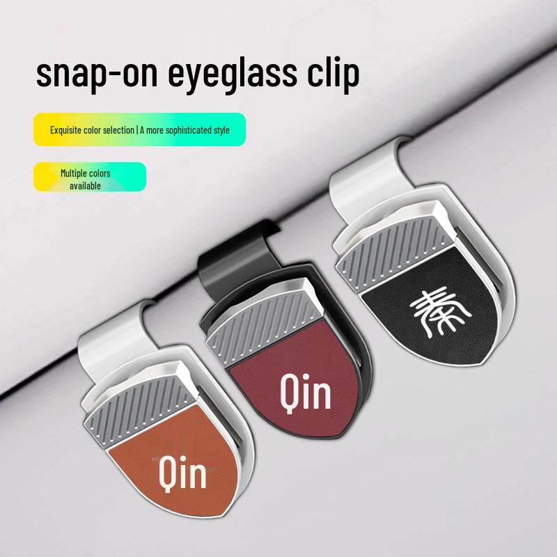 BYD Qin L EV Car Glasses & Sunglasses Holder for Qin Plus Sun Visor