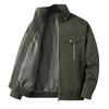 New Stand-up Collar Work Jacket for Men's Autumn and Winter American Outdoor High-end Style Handsome Pilot Jacket